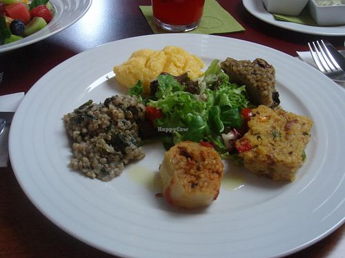 Vegan feast at Vegan's Prague in Prague