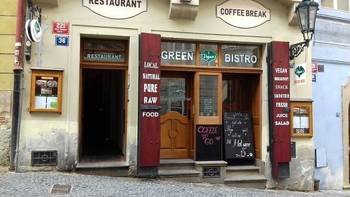 devanture du restaurant  at Vegan's Prague in Prague