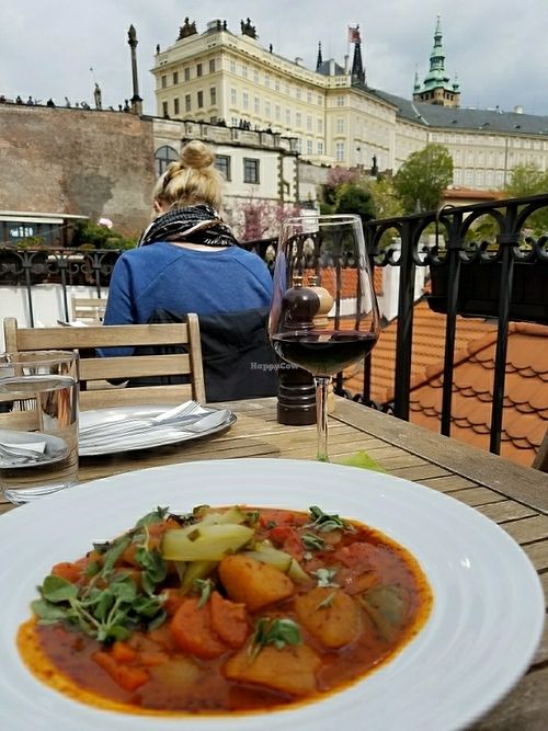 goulash at Vegan's Prague in Prague