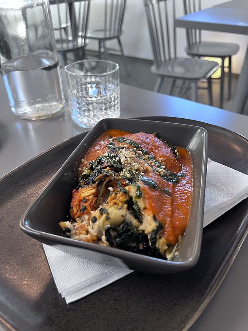 Lasagna   at Vegan's Prague in Prague