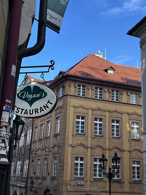 5 minutes walk from the castle   at Vegan's Prague in Prague