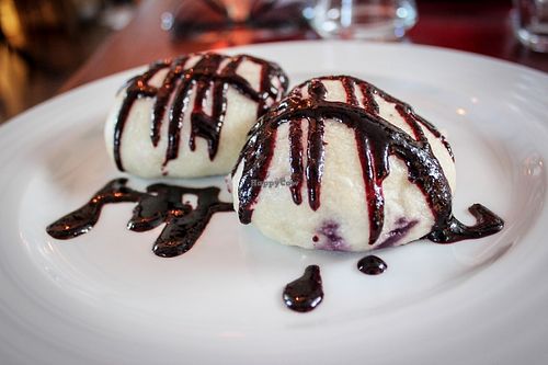 ovocne knedliky at Vegan's Prague in Prague