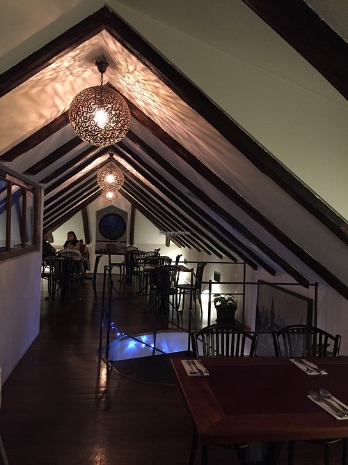 Cozy upstairs  at Vegan's Prague in Prague