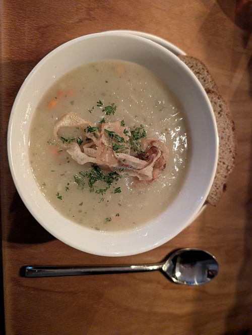 Kartoffelsuppe at Steffenhagen in Dresden