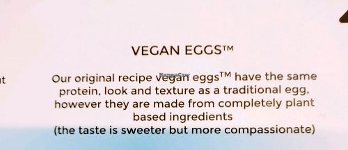 vegan eggs on the menu at Matcha Mylkbar in St Kilda