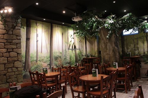 Main view of the interior at Teteria El Bosque in Huesca