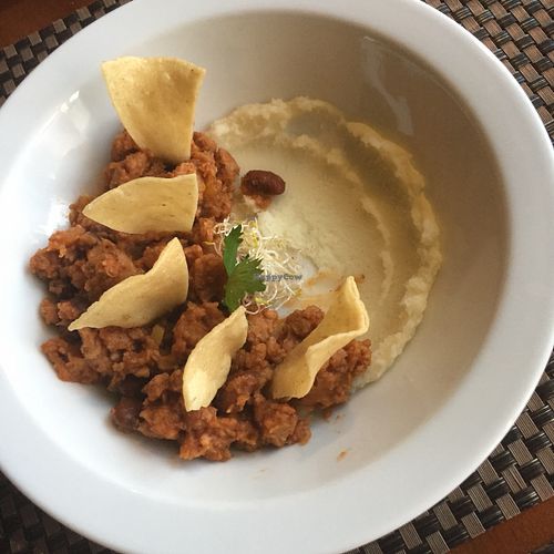 Pumpkin & Bean Chili at Salvia in Playa Del Carmen