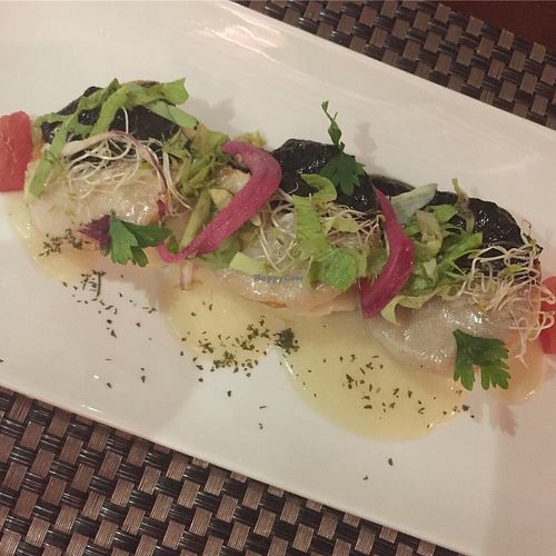 Seitan steak at Salvia in Playa Del Carmen