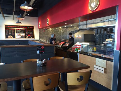 very clean store at Pie Five Pizza in Dover