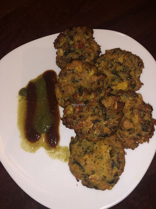 Pakoras  at Spice Xing in Rockville