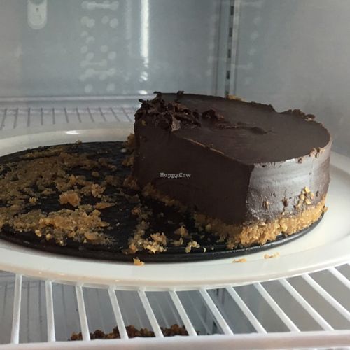 cake at Village Green in Jerusalem