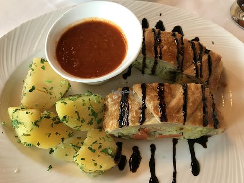 Vegan Strudl @ Stiftsrestaurant Melk at Stiftsrestaurant Melk in Melk