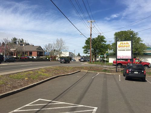 Parking lot
 at Pure Decadence Pastries  in Salem