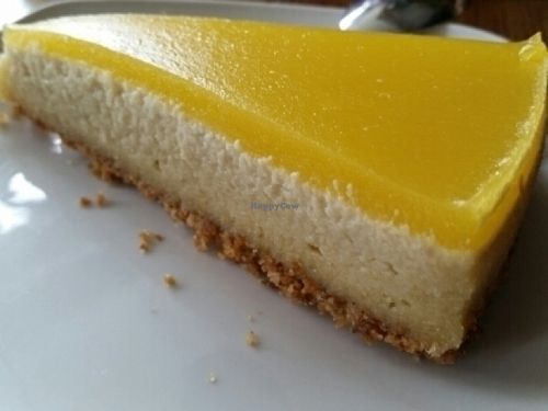 lemon cheesecake at Campbell's Canal Cafe in North West London