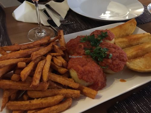 Sweet Potatoes, Schlesische Klöße, ... at Motato in Bremerhaven