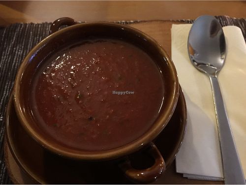 Tomato soup  at Motato in Bremerhaven