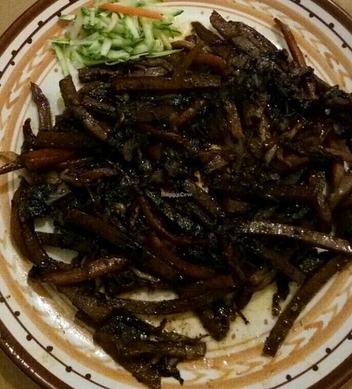 mopur con radicchio all'aceto balsamico at Iridis in Rimini