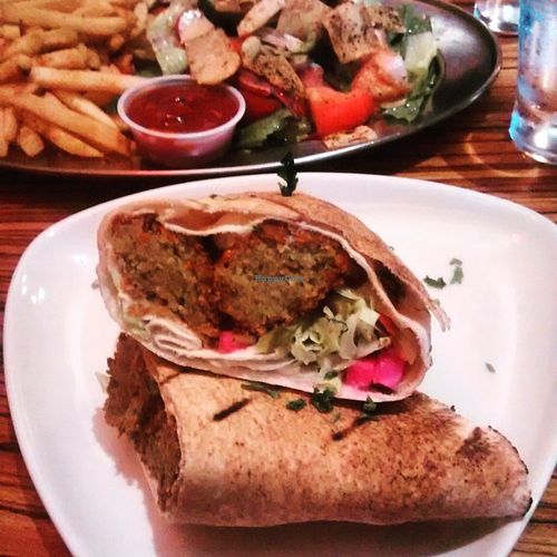 Falafels at Mezza Lebanese Restaurant - Quinpool Rd in Halifax