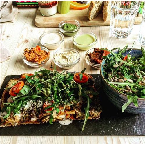 Souls vegan pizza at Souls in Copenhagen