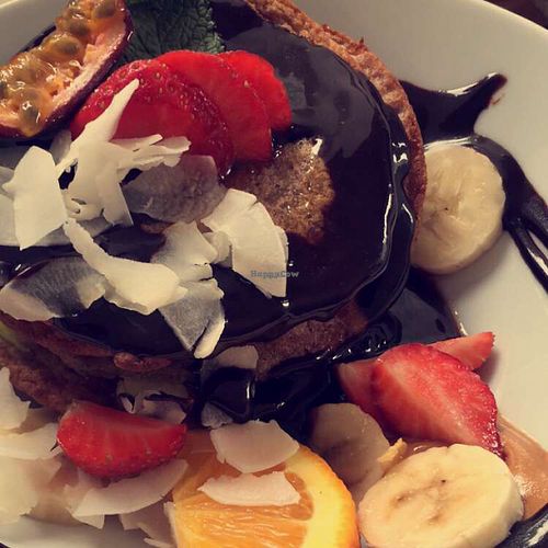 pancake stack at Souls Cph at Souls in Copenhagen