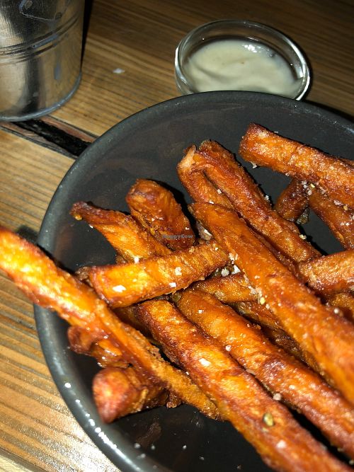 Sweet potato fries at Souls in Copenhagen