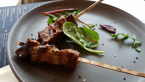 Seitan skewers (amazing) at Souls in Copenhagen