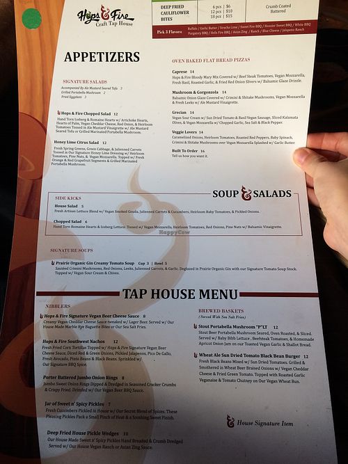 Lots of options  at Hops and Fire in Greenwood