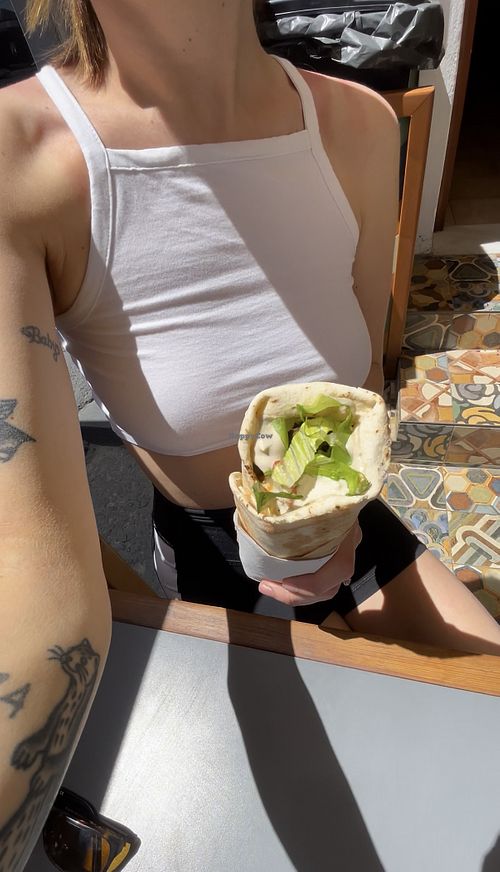   at FalafeLand in Santorini