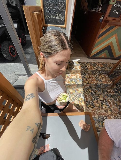   at FalafeLand in Santorini