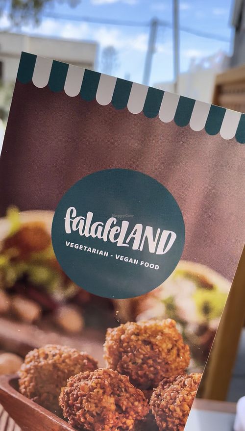   at FalafeLand in Santorini