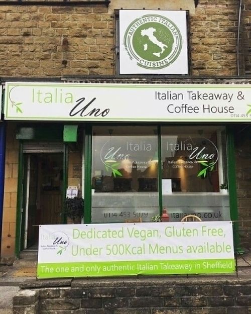 Exterior at Italia Uno in Sheffield