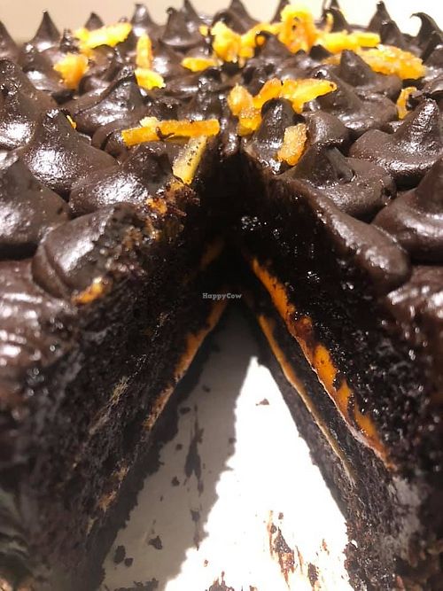 vegan chocolate orange. at Two Sister's Trading in Chichester