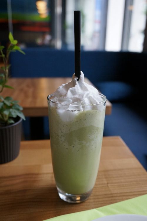 Matcha Pina Colada (vegan) at The Beginnings - Kr.Barona Iela in Riga