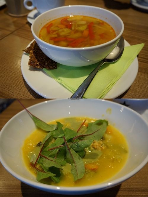 Today's Lunch Set (vegan)
Minestrone + Ratatouille at The Beginnings - Kr.Barona Iela in Riga