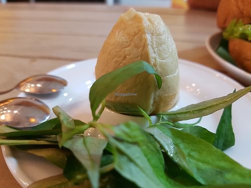 Vegan egg at Healthy Farm - Tran Hung Dao District 1 in Ho Chi Minh City