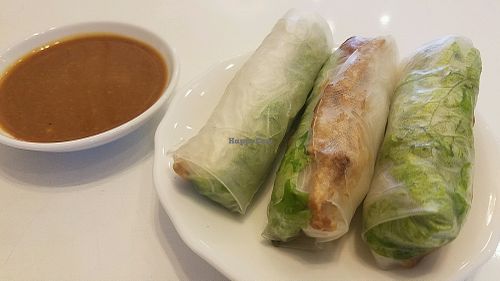 spring rolls at Healthy Farm - Tran Hung Dao District 1 in Ho Chi Minh City