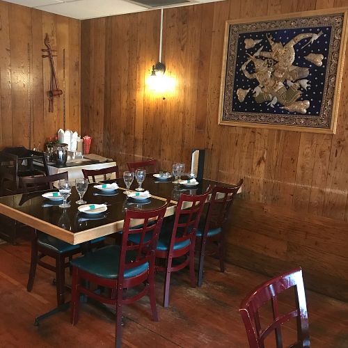 Tables at The Thai Place in Sturbridge