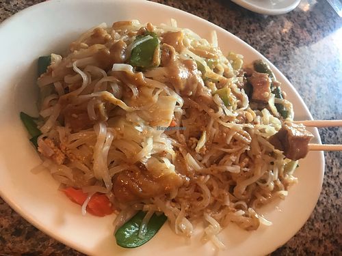 Vegan pad Thai  at The Thai Place in Sturbridge