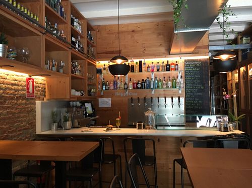 Inside at El Maderal in Barcelona