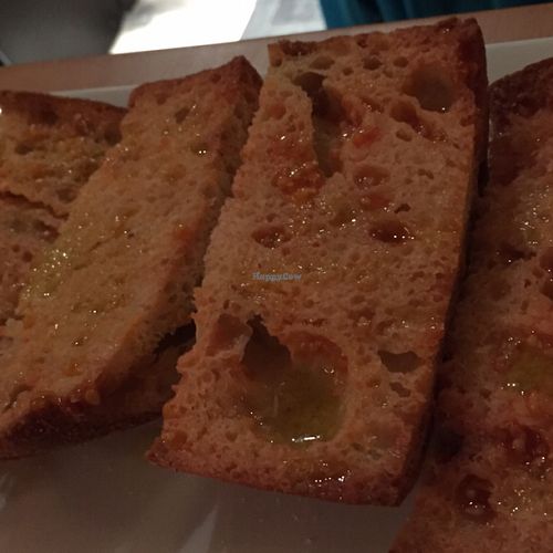 traditional tomato bread at El Maderal in Barcelona