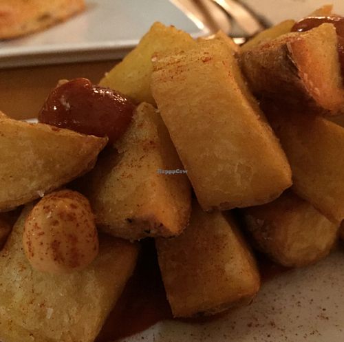 potato bravo (smoky)  at El Maderal in Barcelona