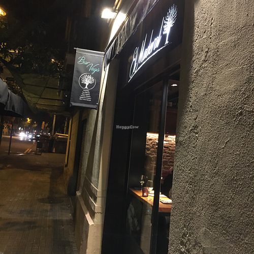 night shot  at El Maderal in Barcelona