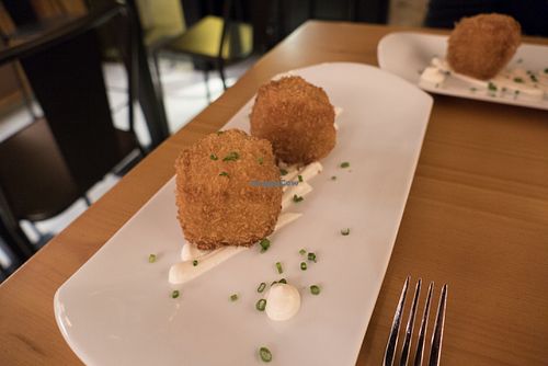 Croquettes at El Maderal in Barcelona