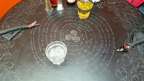 'If' table at Voltaire in Bangor