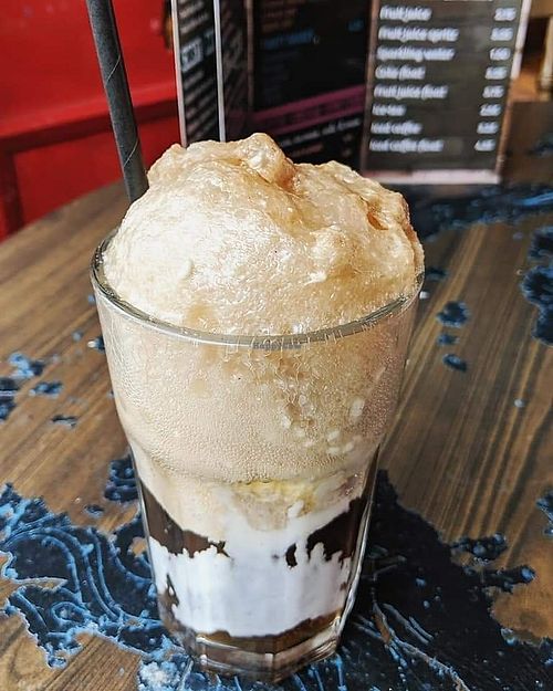 Coke float at Voltaire in Bangor