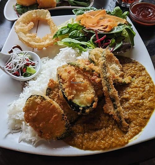 Katsu curry at Voltaire in Bangor