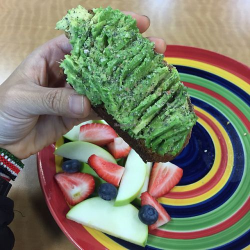 avocado toast single $6.50 at Juice Lab in Denton