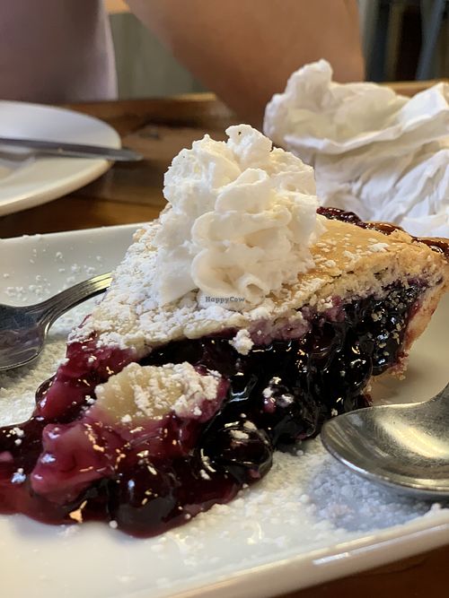 Blueberry Pie w/ Soy Whip  at Paisley Vegan Kitchen in Cocoa