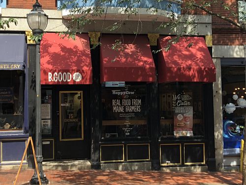 Front of B.Good at B.GOOD in Portland