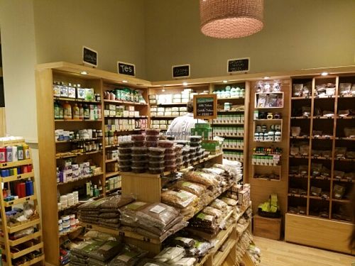 the store products  at Living Food in Montevideo